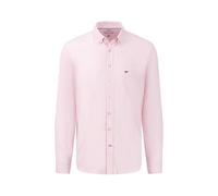 FYNCH-HATTON Men`s Oxford Shirt - 1000-5500 5560 - Pink Stripe (as8, Alpha, m, 3X_l, Regular, Regular, M, Pink Stripe)
