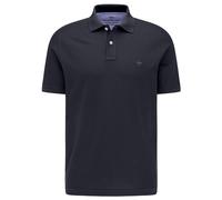 fynch hatton mens basic polo shirt - L, NAVY
