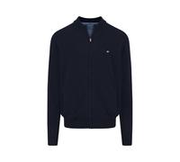 Fynch-Hatton Men's Cardigan-Zip, Blue (Navy 690), XXX-Large