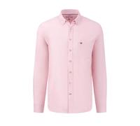 Fynch-Hatton Mens Long Sleeved Oxford Button Down Collar Shirt Pink Cotton - Size X-Large