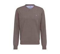 Fynch-Hatton Men's Pullover, V-Neck Jumper, Brown (Earth 860), X-Large