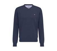Fynch-Hatton Men's Pullover, V-Neck Jumper, Blue (Night 680), XXX-Large