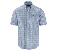 Fynch Hatton 16045071 Short Sleeve Shirt Blue M Man