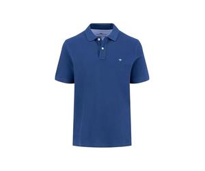 Fynch Hatton Pique Polo Shirt Regular Fit Blue M