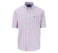 Fynch Hatton Seasonal Combi Check Short Sleeve Shirt