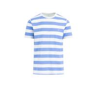 Fynch Hatton Slub Cotton Stripe T-Shirt - X-Large, Light Peony
