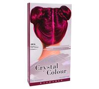 FYNE Crystal Colour - Semi Permanent Hair Colour (Burgundy - Star Garnet) | Semi Permanent hair dye | Nice and Easy hair dye for Women | Built-in conditioner formula, healthier shiny hair