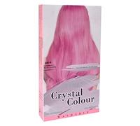 FYNE Crystal Colour - Semi Permanent Hair Colour (Pink (Pastel) - Rose Quartz) | Semi Permanent hair dye | Nice and Easy hair dye for Women | Built-in conditioner formula, healthier shiny hair