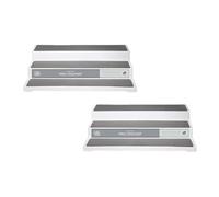 Fyne-Finds 3-Tier Spice Rack for Inside Cupboard Non-Slip Waterproof Kitchen Shelf Cabinet Organizer White/Grey (2)