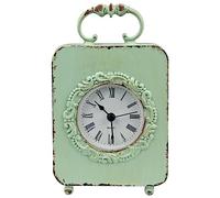 Fyne-Finds Small Metal Analogue Duck Egg Carriage Table Mantle Clock Feminine Women Gift Home Decor