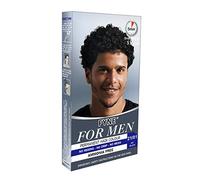 FYNE - Jet Black Permanent Hair Colour | Grey Hair Colouring for Men with Comb Applicator Included | Natural-Look Hair Dye | No Mixing Ready to Apply | Ammonia and Cruelty-Free