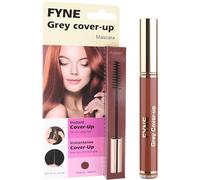 FYNE Root Touch Up Hair Mascara - Instant Auburn Grey Hair Cover Up - Magic Retouch Temporary Hair Colour for Men & Women