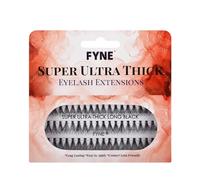 FYNE Super Ultra Thick Eyelash Extensions (Pack of 1, 12mm - Long)