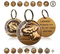FYNIGO 3D Pattern Dog Cat Tags Engraved for Pets,Custom Pet Name ID Tag Personalized with 53 Exclusive Breeds and 3 Colors,Pet Cat Dog Memorial Gifts,Dog Memorial Ornaments