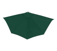 FYNNDM Outdoor Half Umbrella Replacement Canopy, Half Round Umbrella Top Replacement Cover, Small Half Umbrella Canopy For Backyard Pool Parasol Dark Green