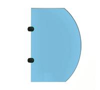 FYNNDM Urinal Screen Toilet Partition, Children's Cartoon Privacy Screen Divider, Urinal Partition Toilet Protection Screen Divider Partition for Schools/kindergartens (Color : Blu
