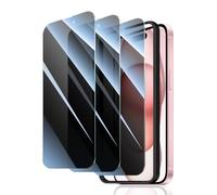 Fynorao 3*Privacy Screen Protector for iPhone 15 Plus/16 Plus with a Installation Alignment Aid, Anti-Spy Tempered Glass Film, Private Black Protection, [Shatterproof][ Shockproof][Scratchproof]