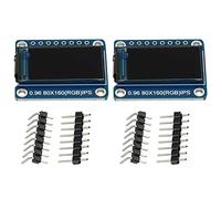 FYOBOT 2X Ips 0.96 Inch 8 Pin Spi Hd 65K Full Color Tft Module St7735 Drive Ic 80 x 160 Lcd Display 3.3V Spi Interface