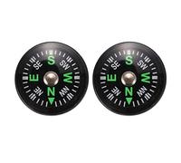 FYOBOT 2X Oil Filled Button Compass - Ultra Compact 20mm - Mini SAS Survival