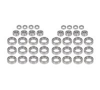 FYOBOT 40Pcs Bearing Set BE001 BE002 BE003 for JLB Racing CHEETAH 11101 21101 J3 Speed 1/10 RC Car Spare Upgrade Parts