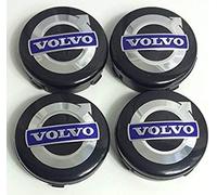 FYOBOT 4pcs 60MM Car Wheel Center Caps for Volvo S40 S60L S80L XC60 XC90 Stylish Badge Emblem Decal Wheel Sticker Auto Exterior Accessories