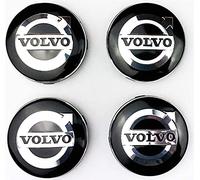 FYOBOT 4pcs 64MM Car Wheel Center Caps for Volvo V40 V60 V90 S60 S40 V70 XC70 XC60 XC90 Stylish Badge Emblem Decal Wheel Sticker Auto Exterior Accessories