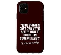 Fyodor Dostoevsky Crime and Punishment Classic Philosophy Case for iPhone 11
