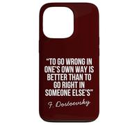Fyodor Dostoevsky Crime and Punishment Classic Philosophy Case for iPhone 13 Pro