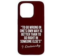 Fyodor Dostoevsky Crime and Punishment Classic Philosophy Case for iPhone 15 Pro
