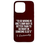 Fyodor Dostoevsky Crime and Punishment Classic Philosophy Case for iPhone 15 Pro Max