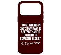 Fyodor Dostoevsky Crime and Punishment Classic Philosophy Case for iPhone 17 Pro Max