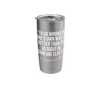 Fyodor Dostoevsky Crime and Punishment Classic Philosophy Stainless Steel Insulated Tumbler