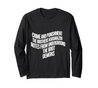 Fyodor Dostoevsky Novels Collection Notes from Underground Long Sleeve T-Shirt