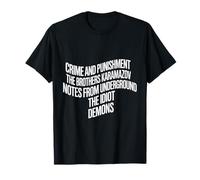 Fyodor Dostoevsky Novels Collection Notes from Underground T-Shirt