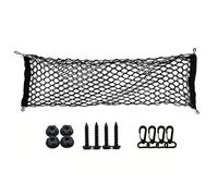 FYONMDC Car Boot Cargo Net, for Ford Kuga 2020-2024 Adjustable Elastic Net Single-layer Luggage Fixed Nylon Trunk Storage Stretchable With Hooks,A-90 * 40CM