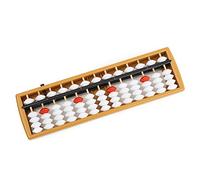 Fyore Abacus Chinese Vintage 13 Digits Abacus Mathematical Soroban Children's Math Calculation Tool for Children Calculating and Arithmetic Mathematic Education