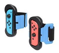 FYOUNG Wrist Straps for Just Dance 2026 2025 2024 2023 2022, 2 Pack Adjustable Elastic Wrist Bands for Zumba Compatible with Nintendo Switch/Switch OLED - Black