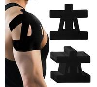 Fyozyon 24 Pcs Kinesiology Tape Pre Cut Breathable Waterproof Elastic Kinesiology Athletic Tape for Shoulder Pain Relief Muscle Sports Shoulder Support