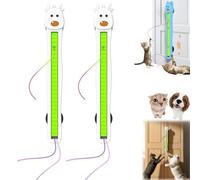 Fyozyon Auto Motion Flying Rope Cat Toy - from Lazy to Crazy, Rechargeable Wall Mounted Interactive Cat Toy, Smart Standby, Quiet Motor, Strong Hold, for Indoor Cats, Hands-Free Exercise