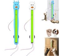 Fyozyon Auto Motion Flying Rope Cat Toy - from Lazy to Crazy, Rechargeable Wall Mounted Interactive Cat Toy, Smart Standby, Quiet Motor, Strong Hold, for Indoor Cats, Hands-Free Exercise