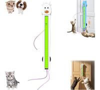 Fyozyon Auto Motion Flying Rope Cat Toy - from Lazy to Crazy, Rechargeable Wall Mounted Interactive Cat Toy, Smart Standby, Quiet Motor, Strong Hold, for Indoor Cats, Hands-Free Exercise