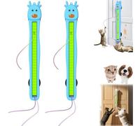 Fyozyon Auto Motion Flying Rope Cat Toy - from Lazy to Crazy, Rechargeable Wall Mounted Interactive Cat Toy, Smart Standby, Quiet Motor, Strong Hold, for Indoor Cats, Hands-Free Exercise