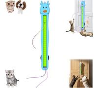 Fyozyon Auto Motion Flying Rope Cat Toy - from Lazy to Crazy, Rechargeable Wall Mounted Interactive Cat Toy, Smart Standby, Quiet Motor, Strong Hold, for Indoor Cats, Hands-Free Exercise