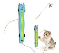 Fyozyon Auto Motion Flying Rope Cat Toy - from Lazy to Crazy, Wall Mounted Interactive Cat Toys, Hands-Free Play, Prey-Like Movement, Quiet & Pet-Safe Design