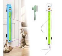 Fyozyon Auto Motion Flying Rope Cat Toy, Wall Mounted Interactive Cat Toy, Flying Rope Design, Hands Free Motion Exercise, Boredom Relief for Indoor Cats (B-2pcs) (B)