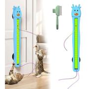 Fyozyon Auto Motion Flying Rope Cat Toy, Wall Mounted Interactive Cat Toy, Flying Rope Design, Hands Free Motion Exercise, Boredom Relief for Indoor Cats (B-2pcs) (A)
