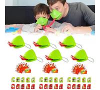 Fyozyon Chameleon Tongue Shooting Game, Frog Tongue Game, Interactive Frog Mask Games, Quick Reflexes and Precision Skill Challenge, Fun and Engaging Family Board Games (6 Pcs)