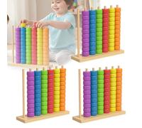 Fyozyon Color Matching Stacking Puzzle Game,Head-to-Head Stacking Race Game | Color Logic Puzzle with 60 Rings | Quick-Thinking Entertainment for 1-2 Players (3 Sets)