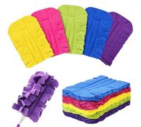 Fyozyon Duster Refill Compatible with Swiffer Hand, 8PCS Reusable Duster Pads for Swiffer, 360° Heavy Duty Fleece Duster Refills Washable for Cleaning Ceiling Fan Window Kitchen (12)