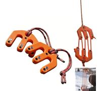 Fyozyon Game & Gear Hoist Block and Tackle System, Ultralight Hunting Game Hoist, Portable Game Lifting Tool for Backcountry Hunting (1 Set)